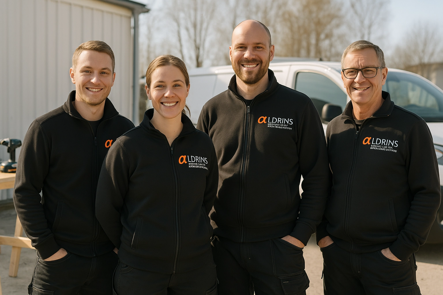 Aldrins Mont AB teambild